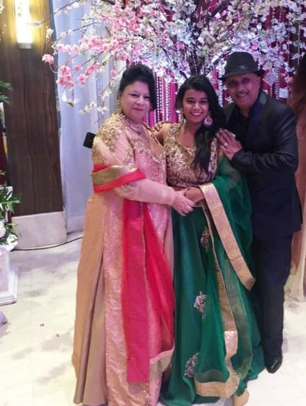 Rajesh Puri with his family