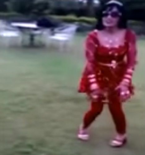 Radhe Maa Dancing in a Video