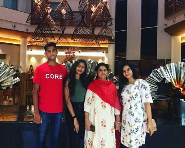 Swathi Deekshith's family 