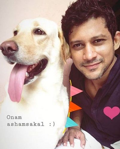 Som Shekar and His Pet Dog