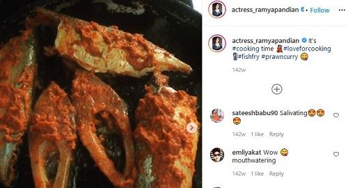 Ramya Pandian's Instagram Post