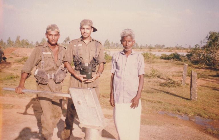 Gaurav Arya during his military training days in 1993
