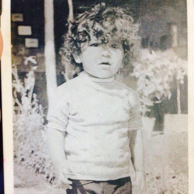 A childhood picture of Gaurav Arya when he was three years old