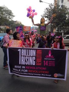Swayam Team in a Campaign for 1 Billion Rising Revolution