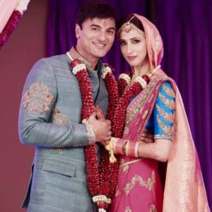 Marriage Photograph of Siddhaanth Surryavanshi and Alesia Raut