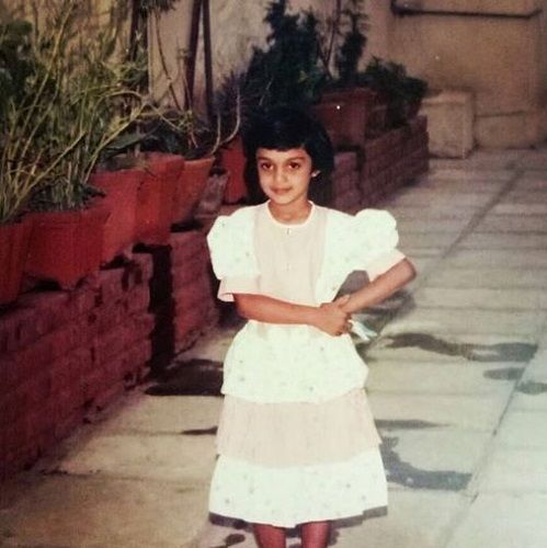 A Childhood Picture of Mayuri Deshmukh
