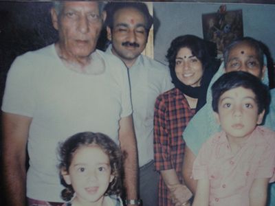 Anoop Khanna with his Family