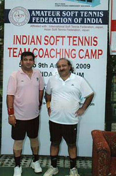 Anoop Khanna during a sports event