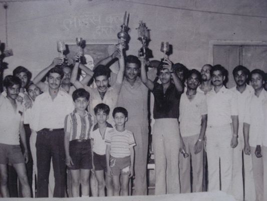 Anoop Khanna after winning a table tennis championship