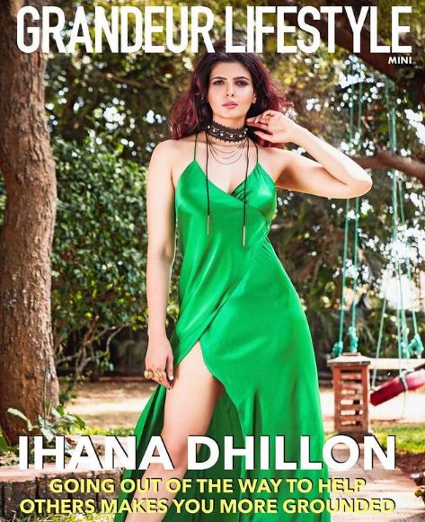 Ihana Dhillon on the cover of the Graneur Lifestyle magazine