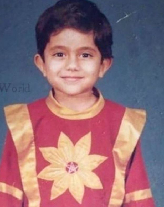 Salman Zaidi in childhood