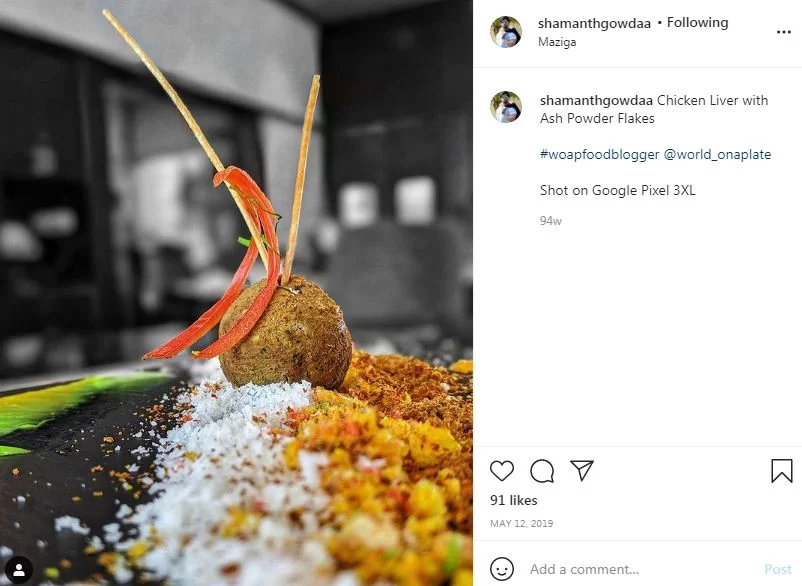 Shamanth Gowda's Instagram Post
