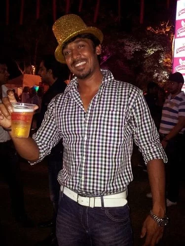 Rajeev in a party