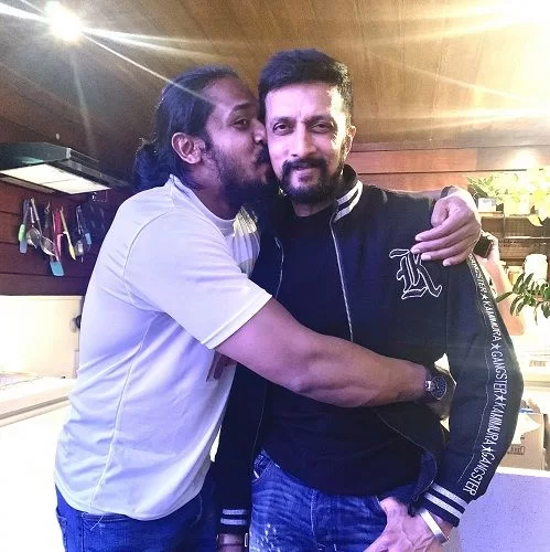 Rajeev with Sudeep