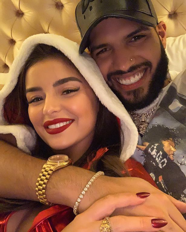 Demi Rose and DJ Chris Martinez