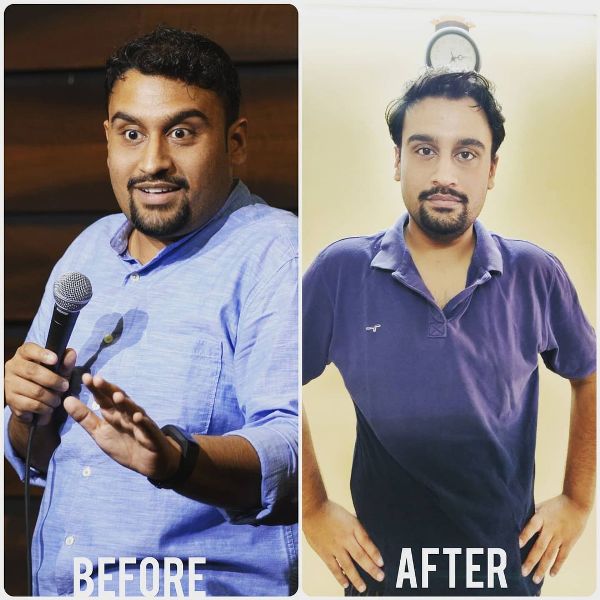 Inder Sahani's weight loss journey