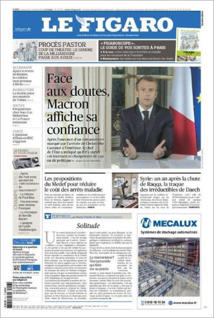 A layout of Le Figaro