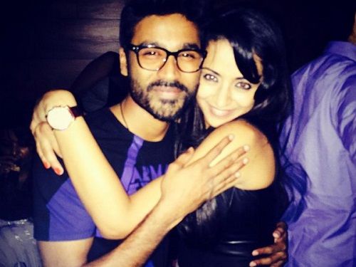 Dhanush with Trisha