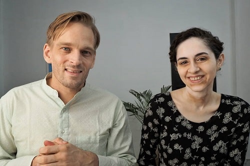 Karl Rock and his wife