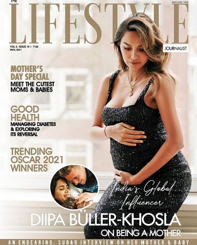 Diipa Khosla featured on the cover of The Lifestyle Journalist