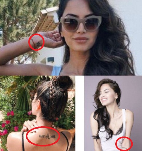 Diipa Khosla's tattoos