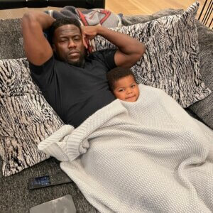 Kevin Hart With His Son