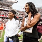 Maria Taylor in Red Skirt