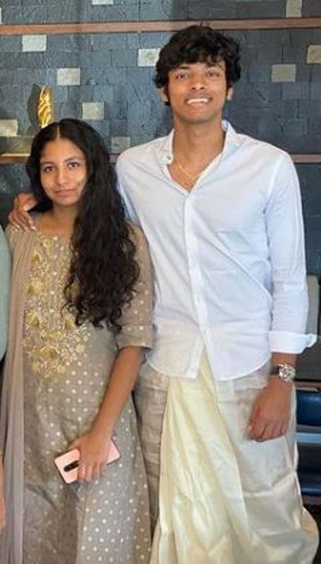 Chirag Shetty with his sister